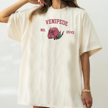 Magikarp, bezauberndes Pokémon-T-Shirt mit Anime-Motiv, bestickt, Rundhalsausschnitt, Kapuzenpullover, trendig, vielseitig und ein aufmerksames Geschenk für Freunde, ICE-898