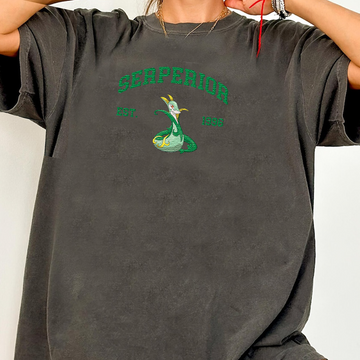 Serperior Adorable Pokémon Anime-Themed Embroidered T-Shirt,Crewneck,Hoodie-Trendy Versatile and a Thoughtful Gift for Friends,ICE-908