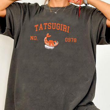 Tatsugiri Adorable Pokémon Anime-Themed Embroidered T-Shirt,Crewneck,Hoodie-Trendy Versatile and a Thoughtful Gift for Friends,ICE-1618