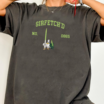 Sirfetch'd Adorable Pokémon Anime-Themed Embroidered T-Shirt,Crewneck,Hoodie-Trendy Versatile and a Thoughtful Gift for Friends,ICE-1583