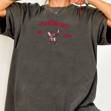 Pawniard Adorable Pokémon Anime-Themed Embroidered T-Shirt,Crewneck,Hoodie-Trendy Versatile and a Thoughtful Gift for Friends,ICE-1416