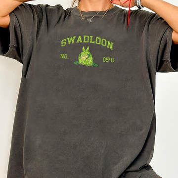 Swadloon Adorable Pokémon Anime-Themed Embroidered T-Shirt,Crewneck,Hoodie-Trendy Versatile and a Thoughtful Gift for Friends,ICE-1380