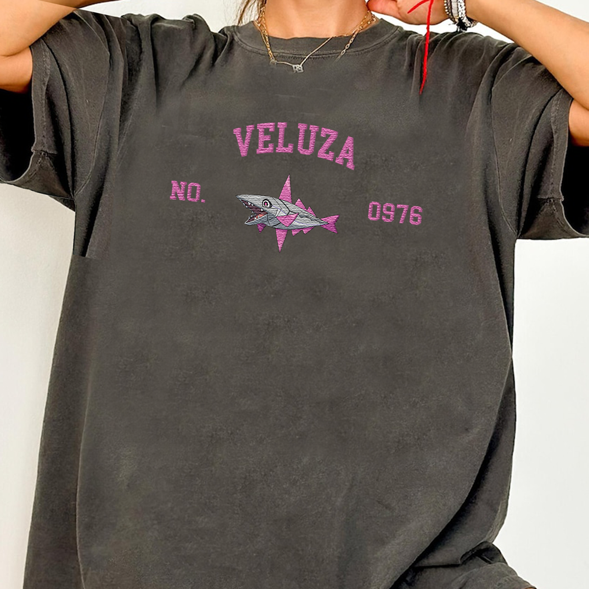 Veluza Adorable Pokémon Anime-Themed Embroidered T-Shirt,Crewneck,Hoodie-Trendy Versatile and a Thoughtful Gift for Friends,ICE-1655