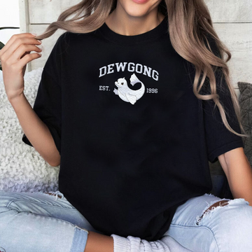 Dewgong Adorable Pokémon Anime-Themed Embroidered T-Shirt,Crewneck,Hoodie-Trendy Versatile and a Thoughtful Gift for Friends,ICE-862