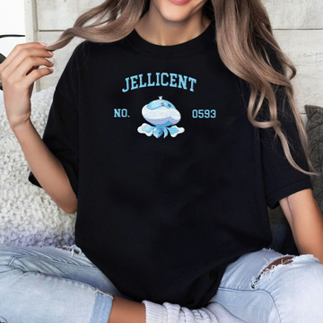 Magikarp, bezauberndes Pokémon-T-Shirt mit Anime-Motiv, bestickt, Rundhalsausschnitt, Kapuzenpullover, trendig, vielseitig und ein aufmerksames Geschenk für Freunde, ICE-898