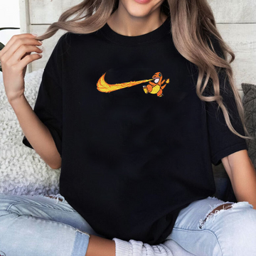 Charmander Adorable Pokémon Anime-Themed Embroidered T-Shirt,Crewneck,Hoodie-Trendy Versatile and a Thoughtful Gift for Friends,ICE-1351