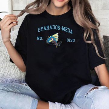 Magikarp, bezauberndes Pokémon-T-Shirt mit Anime-Motiv, bestickt, Rundhalsausschnitt, Kapuzenpullover, trendig, vielseitig und ein aufmerksames Geschenk für Freunde, ICE-898