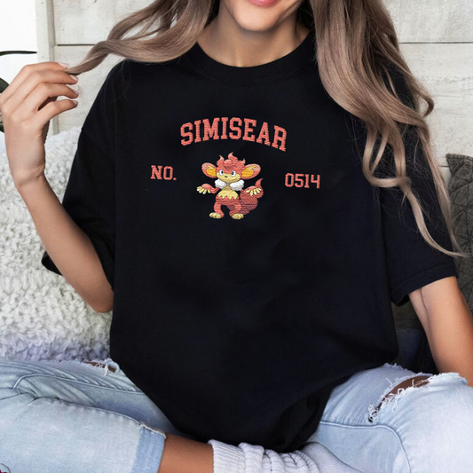 Simisear Adorable Pokémon Anime-Themed Embroidered T-Shirt,Crewneck,Hoodie-Trendy Versatile and a Thoughtful Gift for Friends,ICE-1660