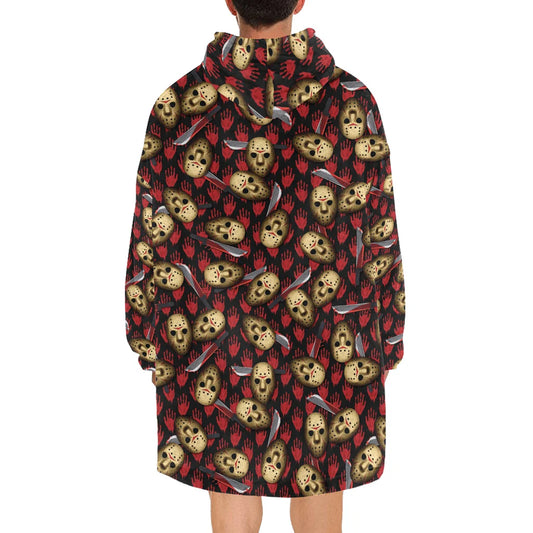 Limited Edition Horror Jason Print Blanket Pajamas,TS-L-888