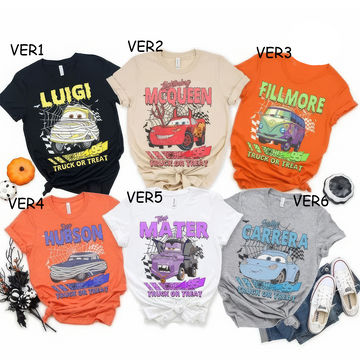 Retro Truck or Treat Disney Cars Halloween T-Shirt,Crewneck,Hoodie,TS-CT-807