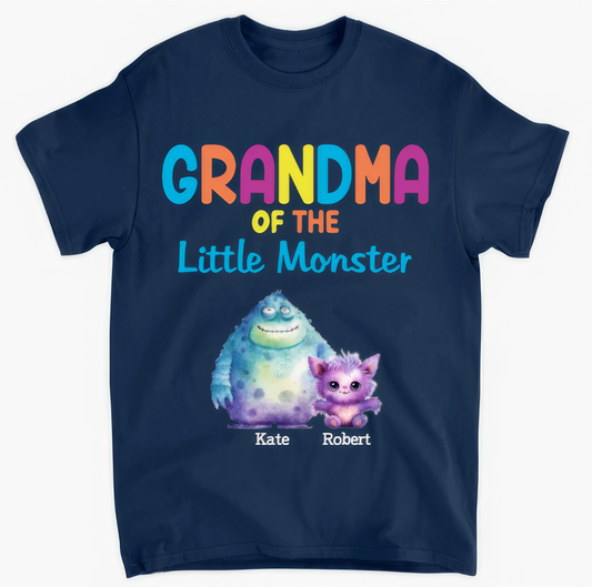 Grandma Of The Little Monster Custom Halloween T-Shirt,Perfect Gift for Family,TS-L-622