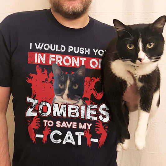 I'd Fight Vampires To Save My Dog Cat Halloween Shirt,TS-L-614