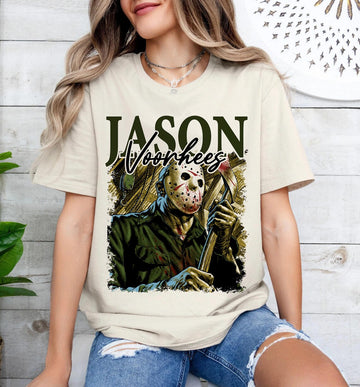 Vintage Halloween Jason Voorhees Shirt, Horror Movie Character Shirt For Gift,TS-Y-734