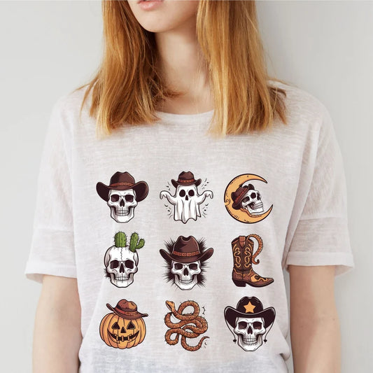 Coquette Bow Halloween Spooky Season T-Shirt,Crewneck,Hoodie,TS-CT-787