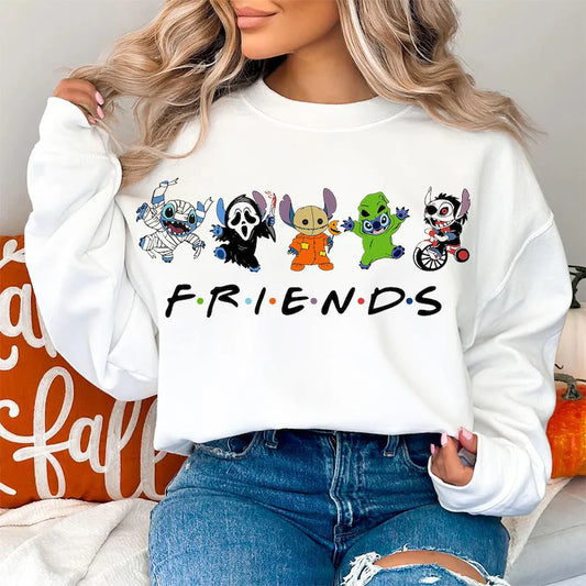 Friends Halloween Spooky Stitch T-Shirt,Crewneck,Hoodie,TS-CT-784