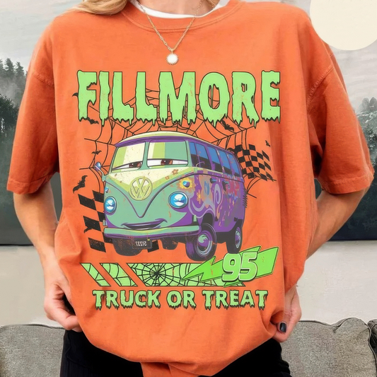 Retro Truck or Treat Disney Cars Halloween T-Shirt,Crewneck,Hoodie,TS-CT-807