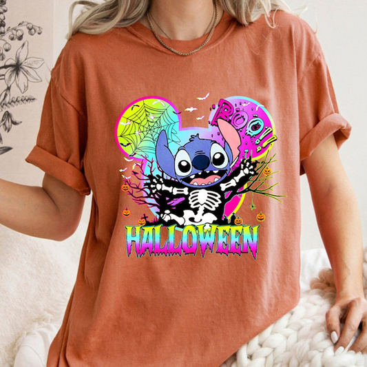 Halloween Stitch Not So Scary Family T-Shirt,Crewneck,Hoodie,TS-CT-783