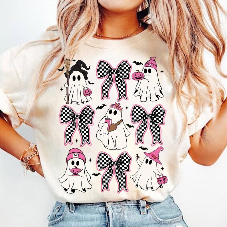 Gruselige Mama Neon Season Vibes Halloween Smiley Face Rundhalsausschnitt, TS-CT-771