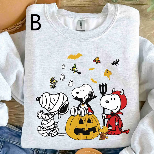 Trick Or Treat Cute Peanuts Soop Halloween Spooky T-Shirt,Crewneck,Hoodie,TS-C-816