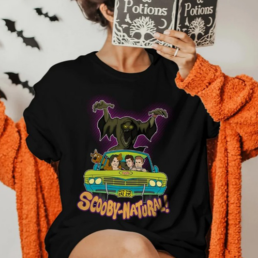 Scooby-Natural Horror Halloween Costume T-Shirt,Supernatural Lovers Gift,TS-C-813