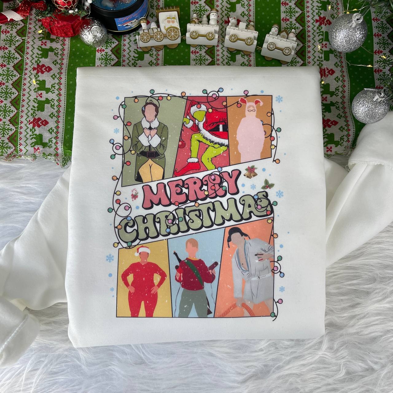 Frohe Weihnachten Home Alone Film T-Shirt, Rundhalsausschnitt, Hoodie, Geschenk für alle, TS-C-956