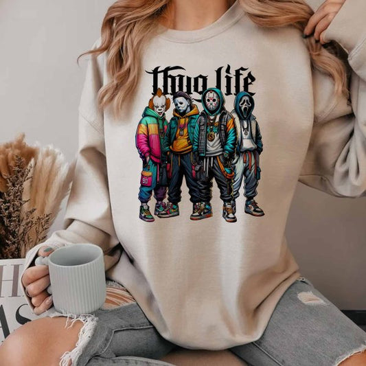 Thug Life Horror T-shirt,Crewneck,Hoodie,TS-CT-745